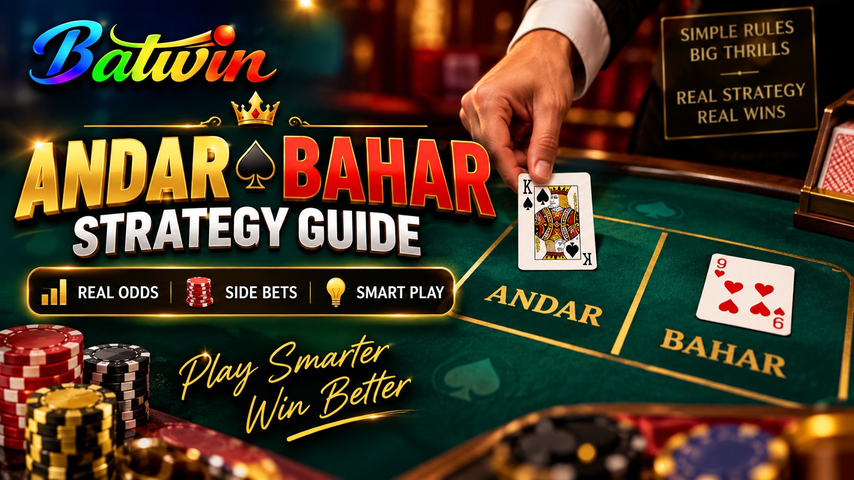 Andar Bahar strategy and odds on Batwin