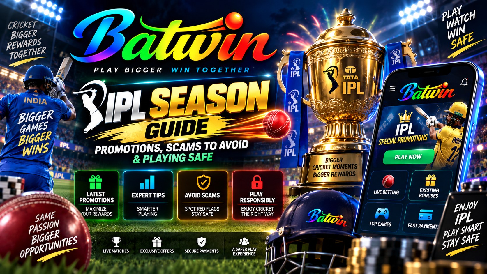 Batwin IPL season guide — promotions, scams and playing safe