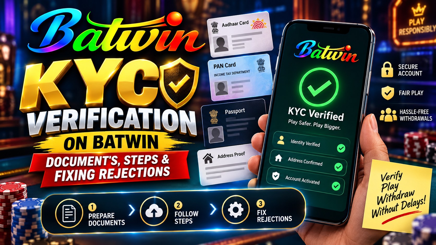 KYC verification guide for Batwin
