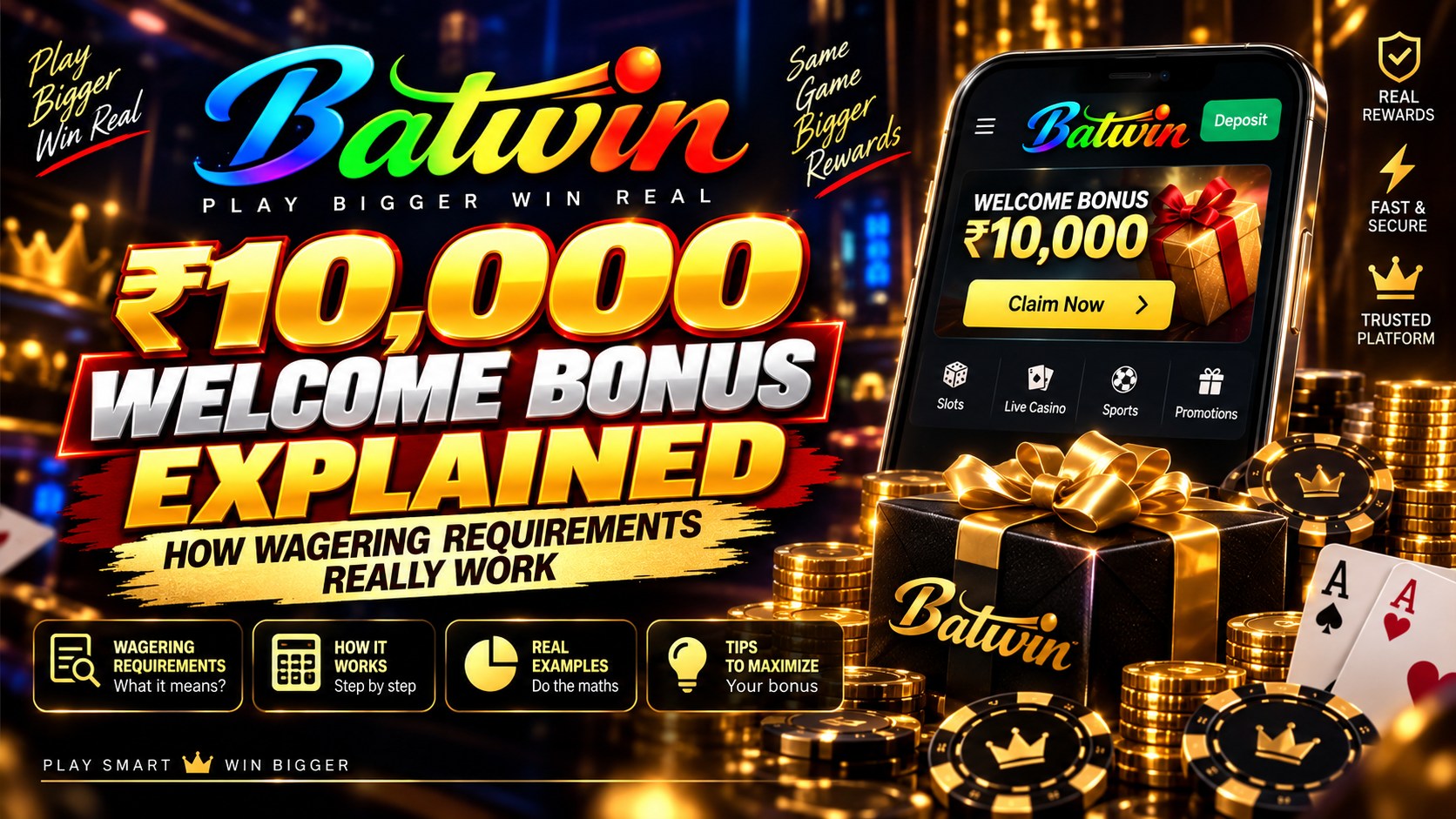 Batwin welcome bonus explained