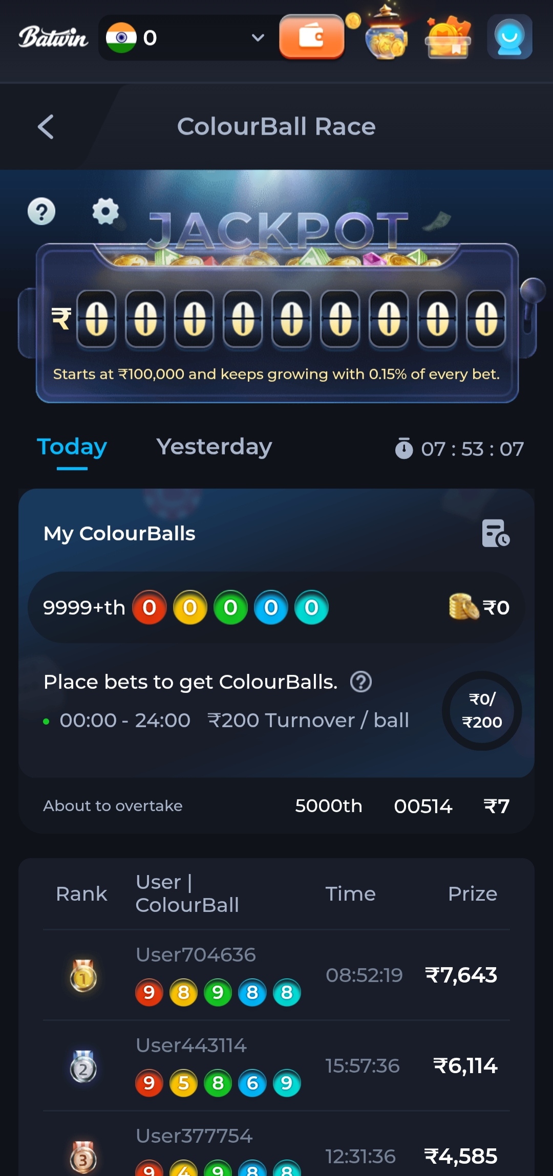 Batwin Game UPI withdrawal